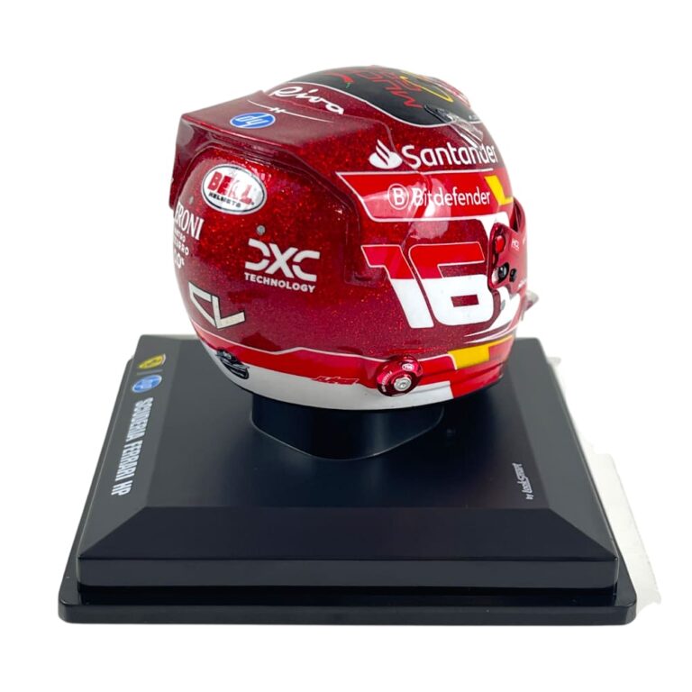 Looksmart 1:5 Scale Charles Leclerc 2024 Abu dhabi GP Helmet