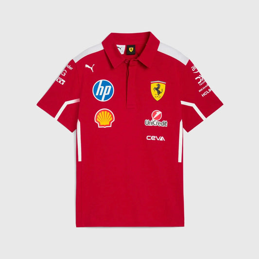 Scuderia Ferrari F1 2025 Team Polo Shirt