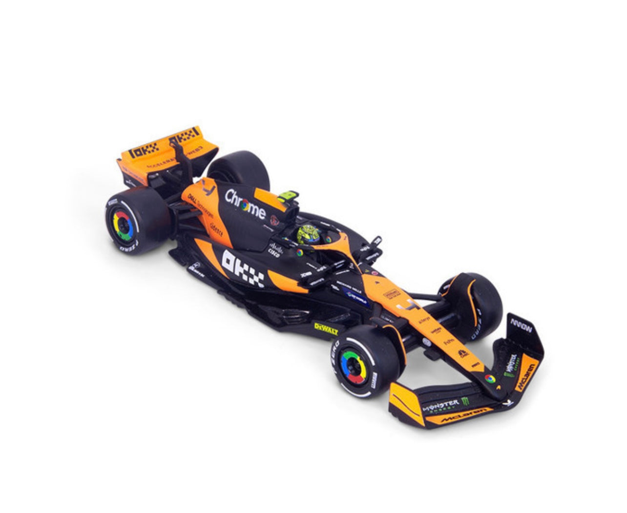 Bburago 1/24 Scale Mclaren F1 MCL38 Lando Norris Miami GP