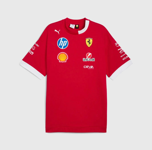 Scuderia Ferrari 2025 Driver’s Oversized Shirt