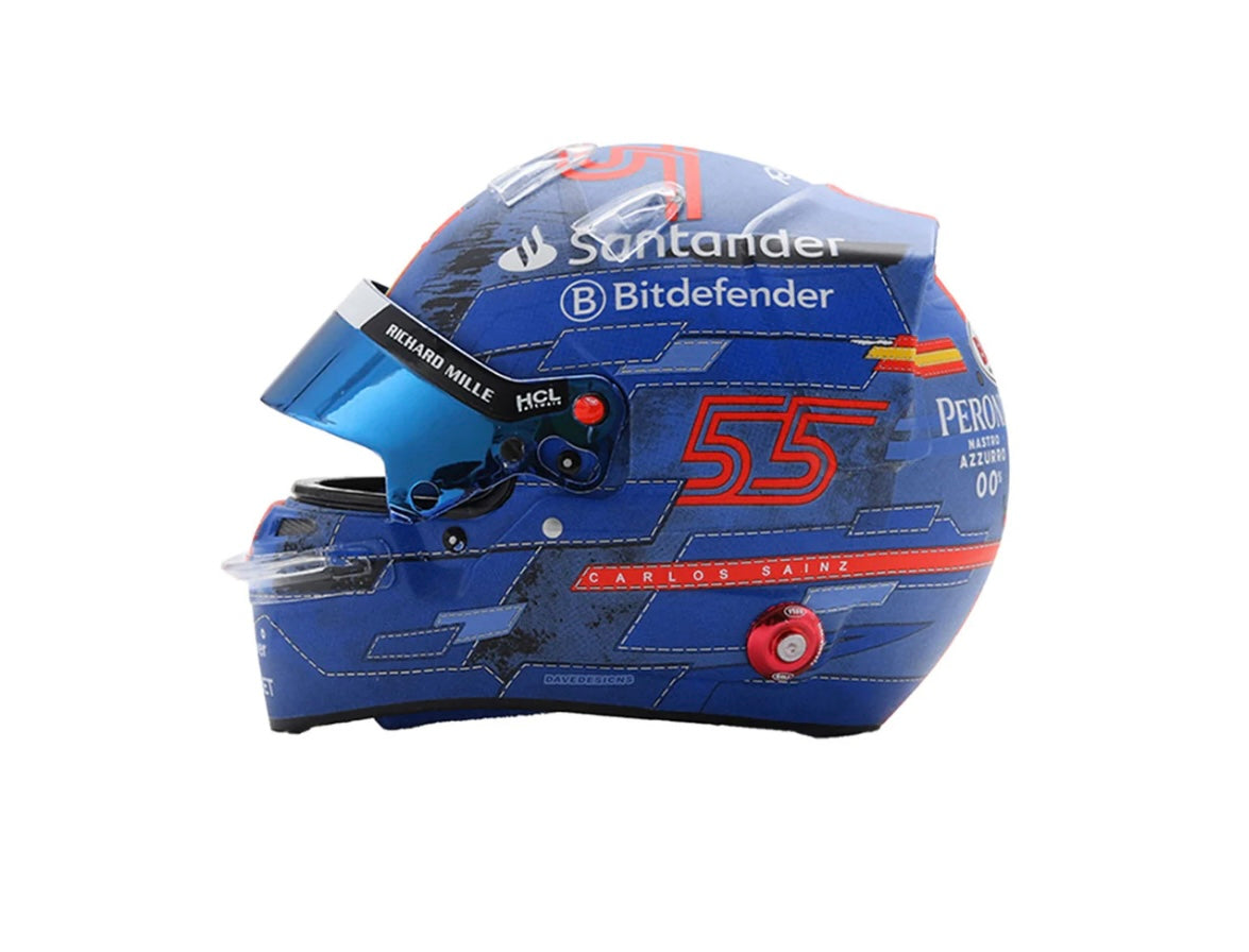 Looksmart 1:5 Scale Carlos Sainz 2024 Miami GP Helmet