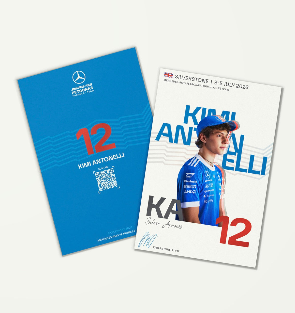 Mercedes Kimi Antonelli Driver Card