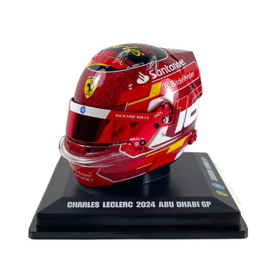 Looksmart 1:5 Scale Charles Leclerc 2024 Abu dhabi GP Helmet