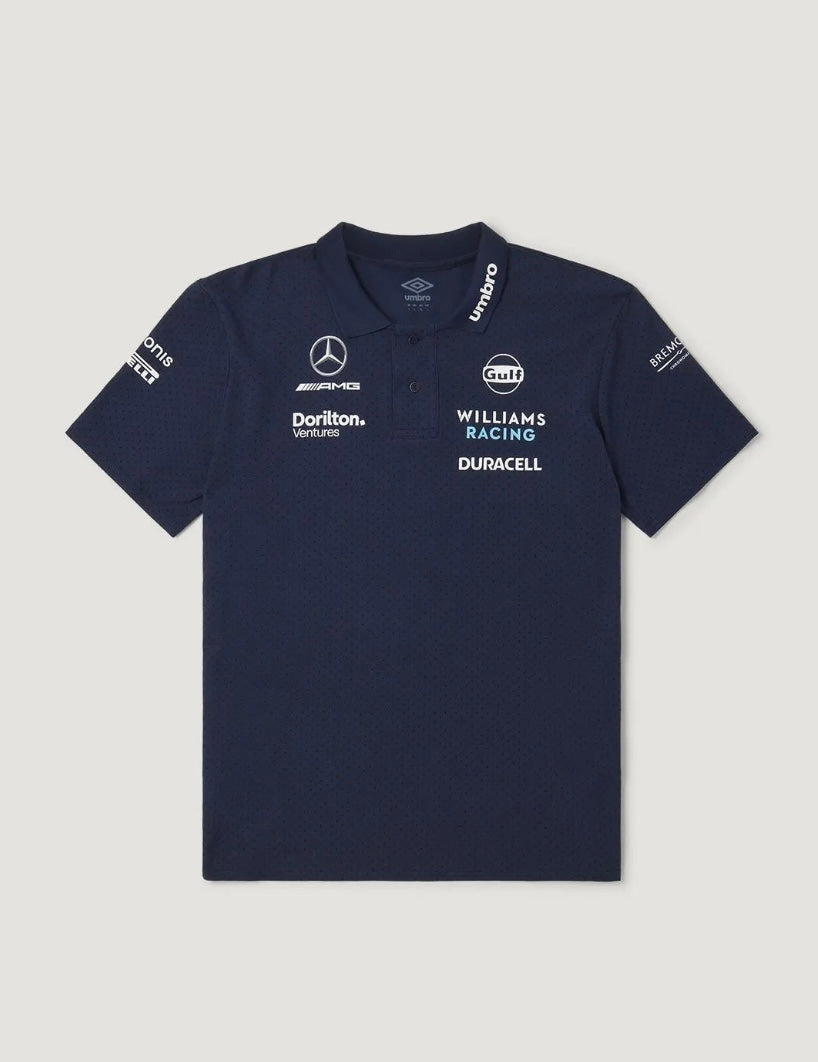 [ Pre-Order ] Williams Racing 2023 Team CVC Media Polo