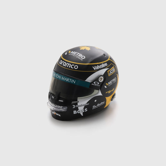 Mini Helmet Spark 1/5 Aston Martin Lance Stroll Canadian GP 2024