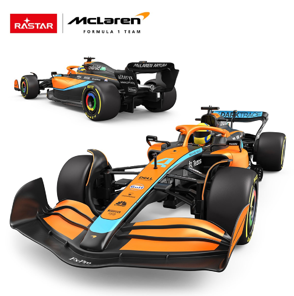 RASTAR McLaren MCL36 Formula 1 RC Race Car (1:12)