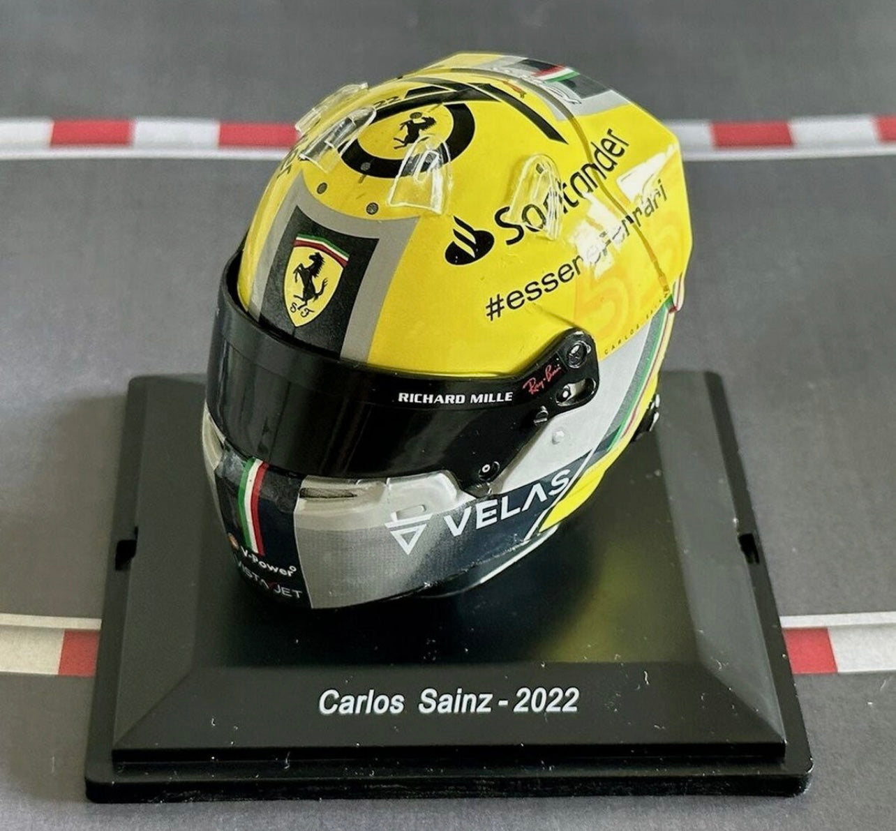 1:5 Scale Scuderia Ferrari Carlos Sainz Mini Helmet