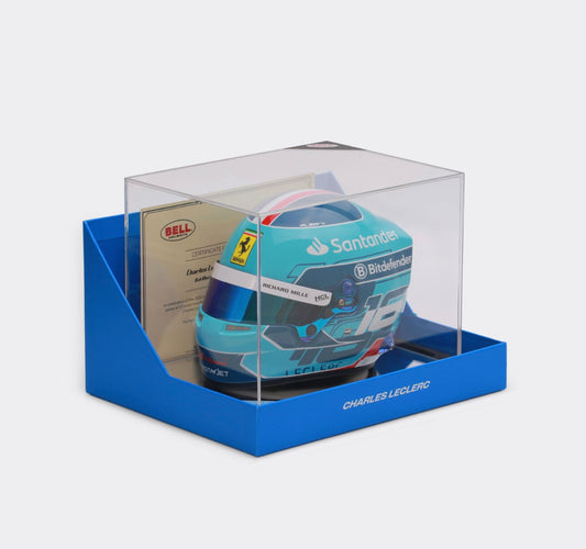 [ Pre-Order ] 1:2 Scale Charles Leclerc Miami Edition Mini Helmet