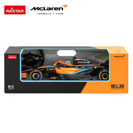 RASTAR McLaren MCL36 Formula 1 RC Race Car (1:12)