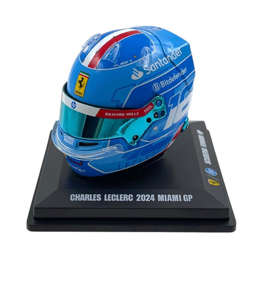 Looksmart 1:5 Scale Charles Leclerc 2024 Miami GP Helmet