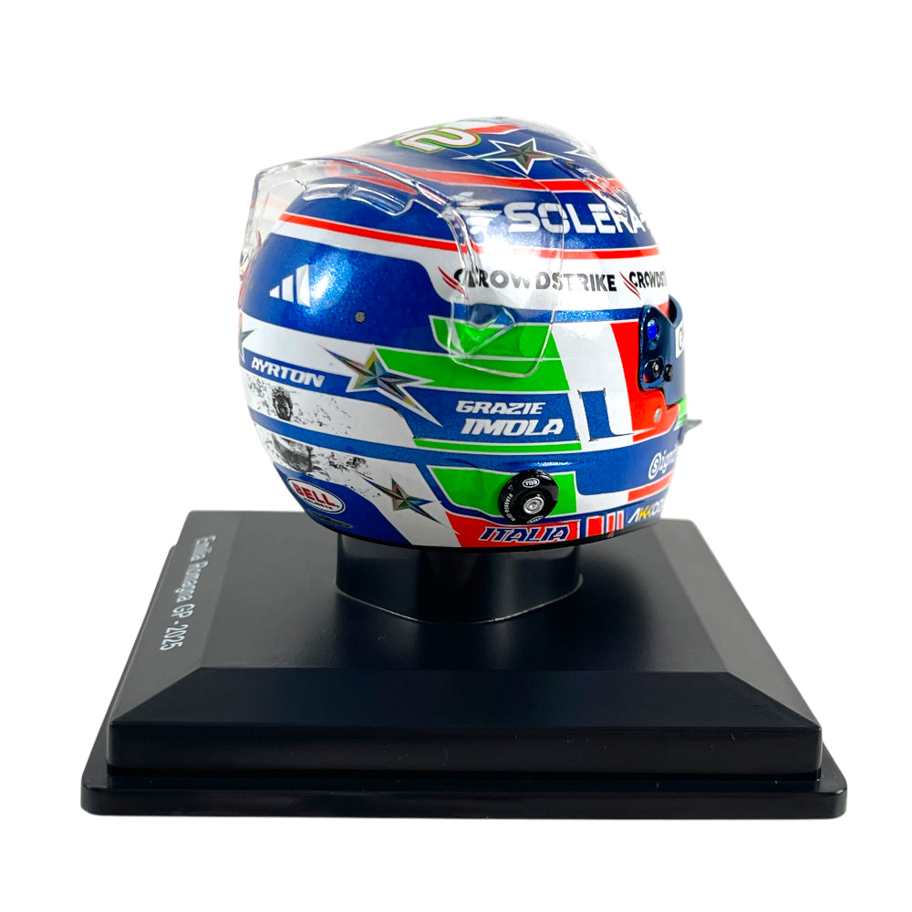 Mini Helmet Spark 1/5 Mercedes Kimi Antonelli Imola GP 2025