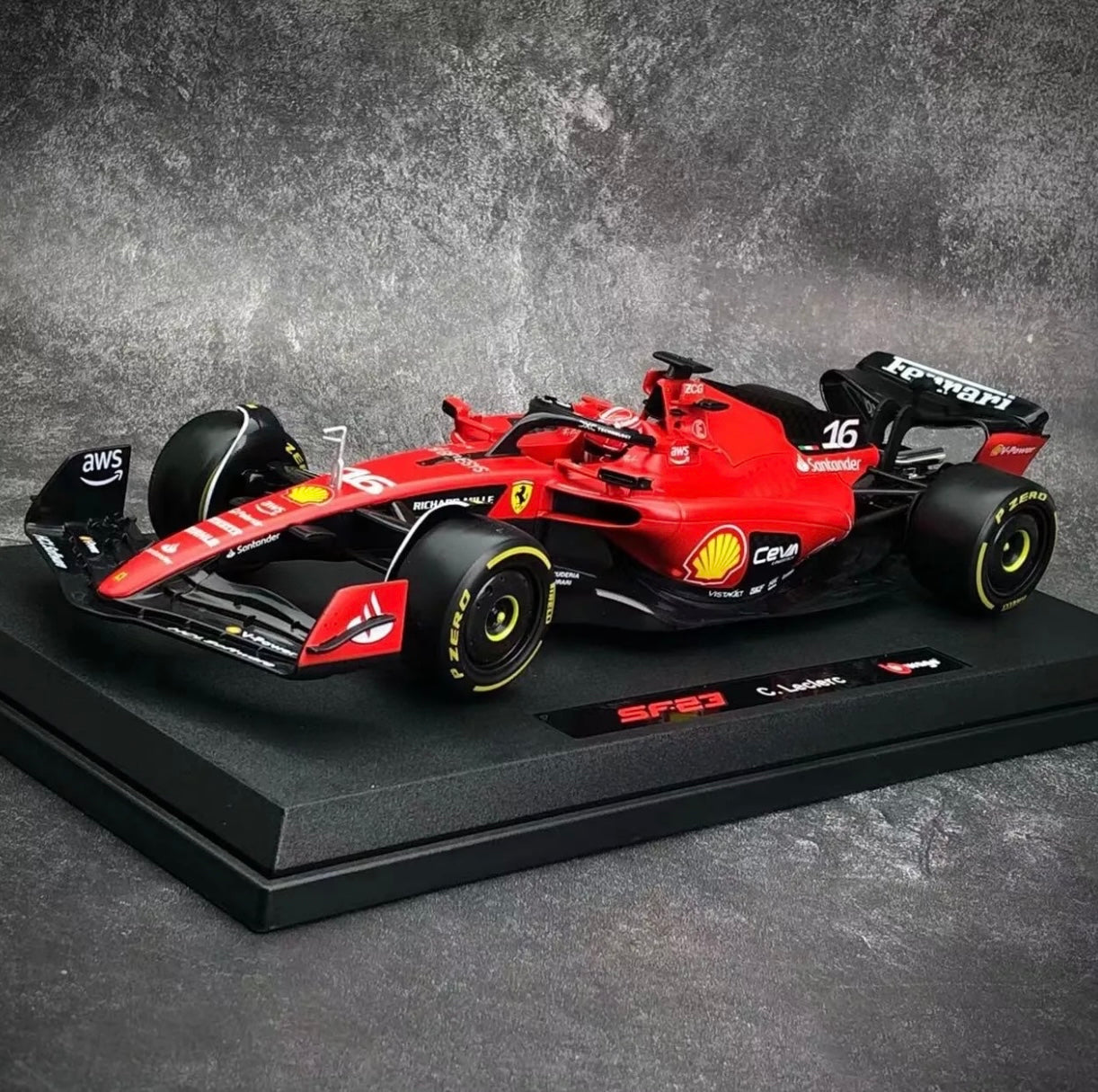 Bburago 1:18 Scale SF23 Leclerc Edition