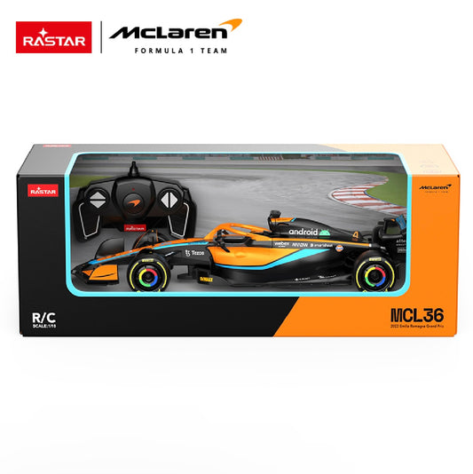 RASTAR McLaren MCL36 Formula 1 RC Race Car (1:18)