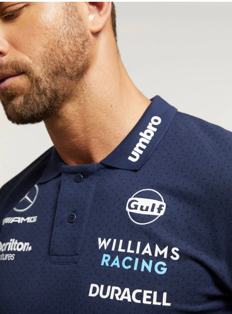 [ Pre-Order ] Williams Racing Team Media Polo Shirt