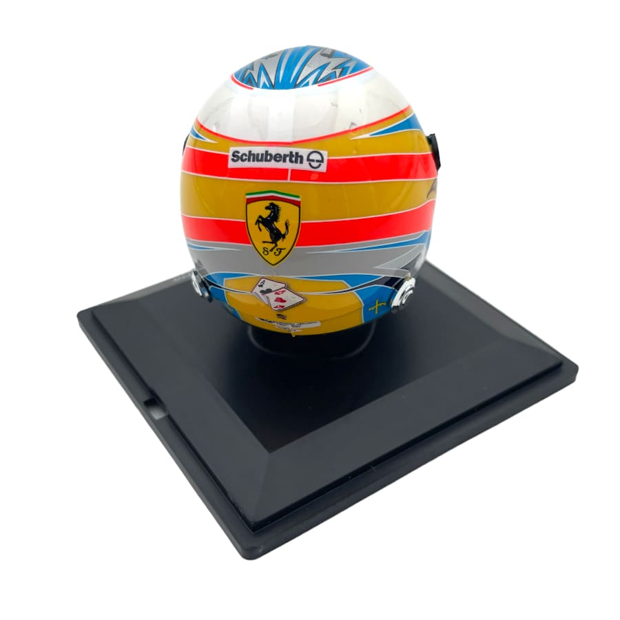 1:5 Spark Scuderia Ferrari Fernando Alonso 2010 Mini Helmet