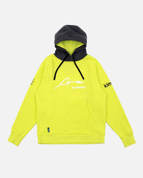 Aston Martin Fernando Alonso Lime Hoodie
