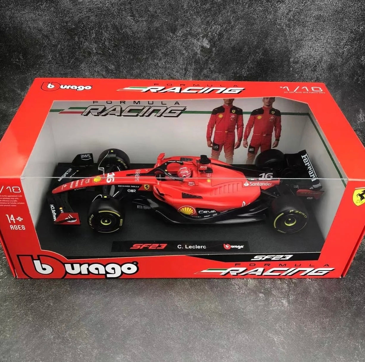 Bburago 1:18 Scale SF23 Leclerc Edition