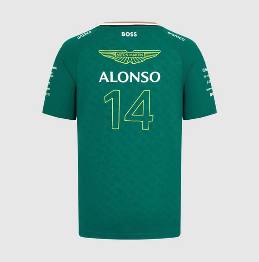 [ Pre-Order ] Aston Martin F1 2024 Fernando Alonso Driver Shirt