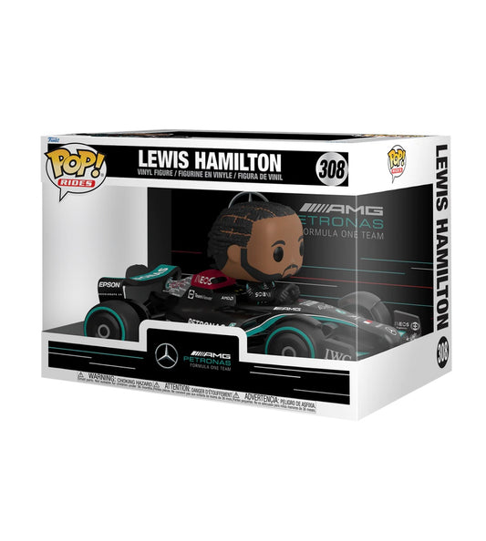 Lewis Hamilton with Car Funko Pop!