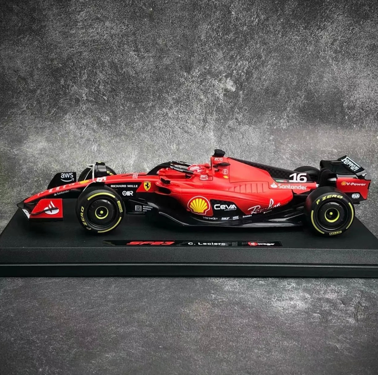 Bburago 1:18 Scale SF23 Leclerc Edition