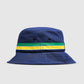Ayrton Senna Stripe Bucket Hat