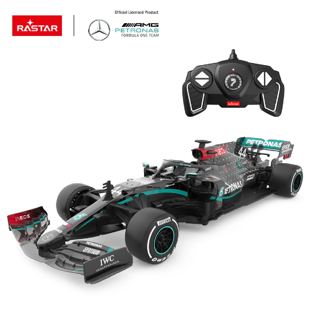 RASTAR F1 Mercedes-AMG F1 W11 EQ Performance Formula 1 RC Race Car (1:18)