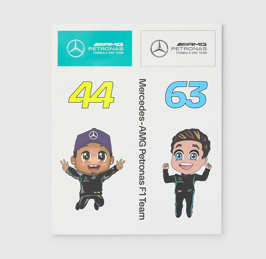 Mercedes AMG F1 Sticker Set