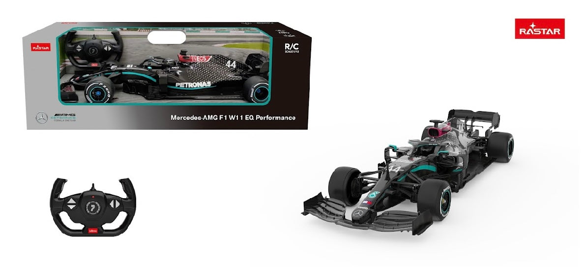 F1 Rc Racing RASTAR F1 Mercedes-AMG F1 W11 EQ Performance Formula 1 RC Race Car (1 ...