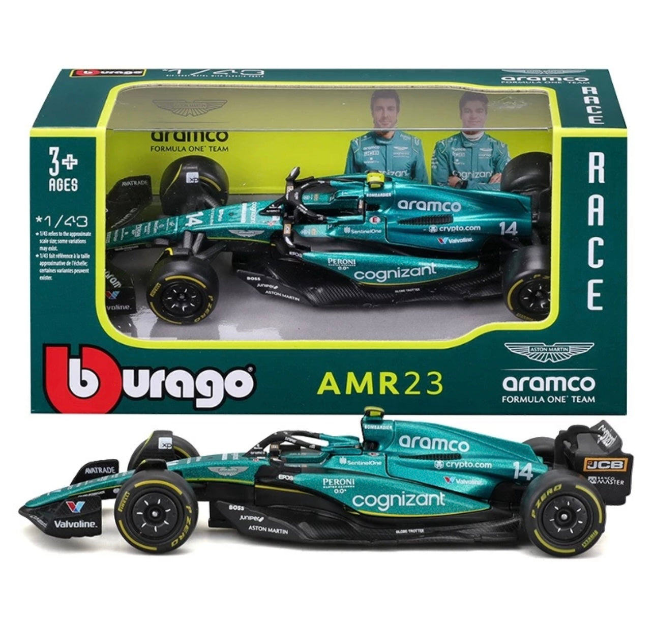 Bburago 1/43 Scale Aston Martin AMR23