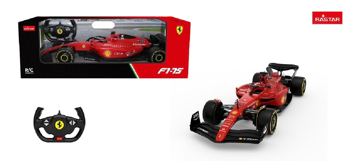 RASTAR Ferrari F1-75 Formula 1 RC Race Car (1:12)