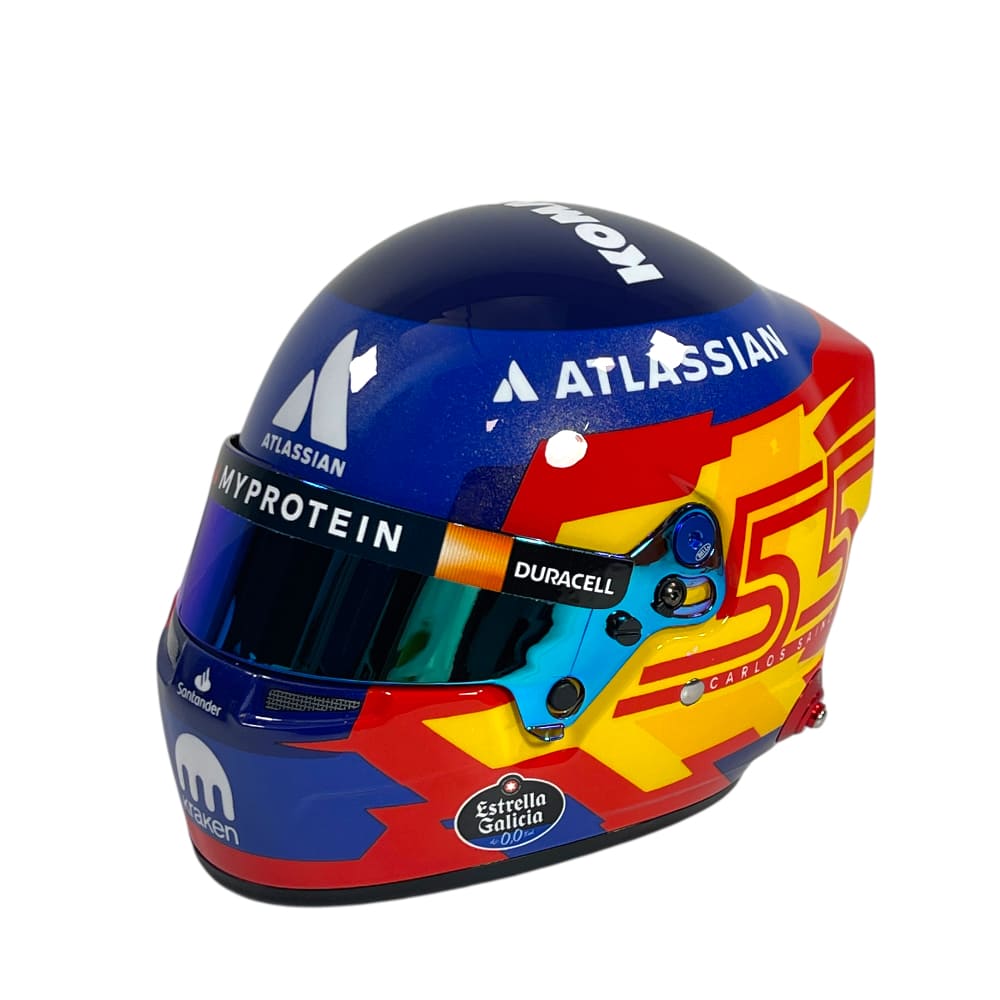 Bell 1/2 Williams Sainz 2025 Helmet