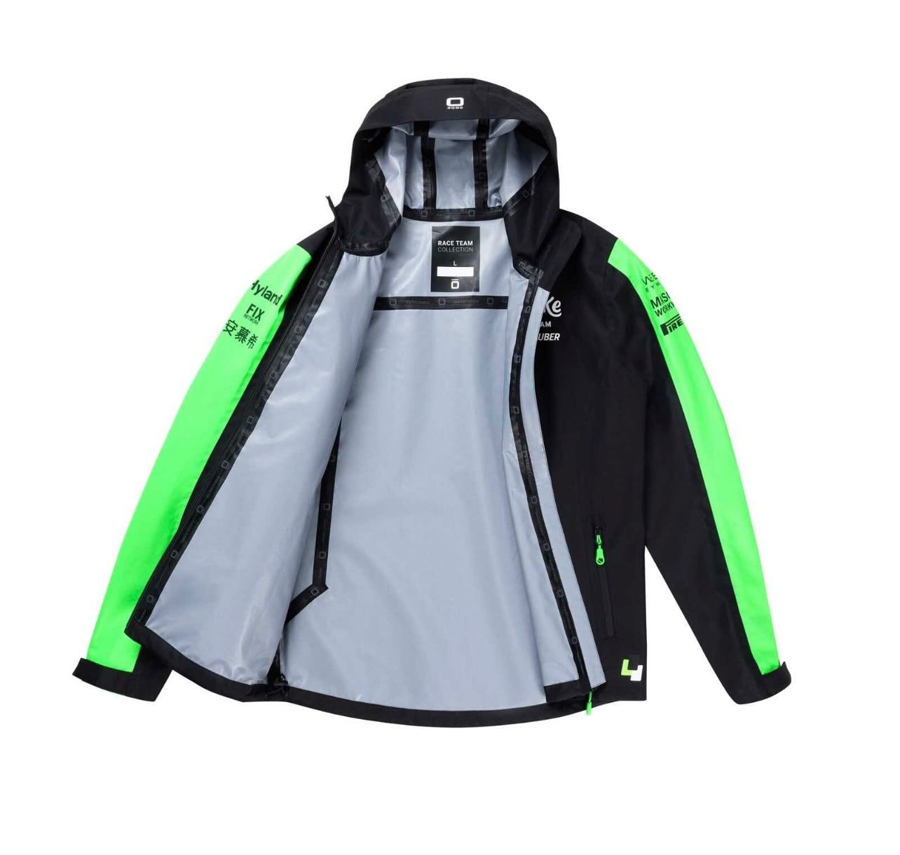 [ Pre-Order ] Stake F1 Kick Sauber 2024 Team Rain Jacket