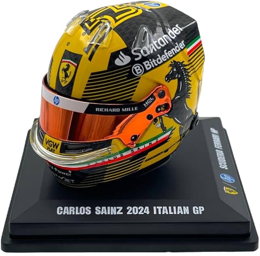 Looksmart 1:5 Scale Carlos Sainz 2024 Monza GP Helmet