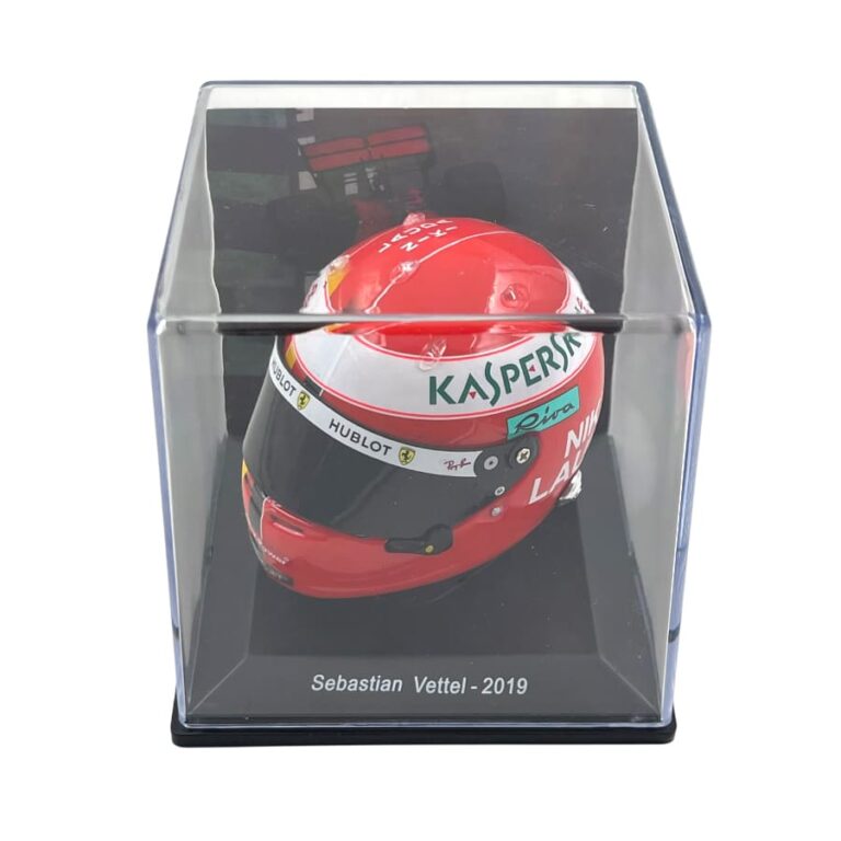 Mini Helmet Spark 1/5 Sebastian Vettel Monaco GP 2019 Niki Lauda Tribute