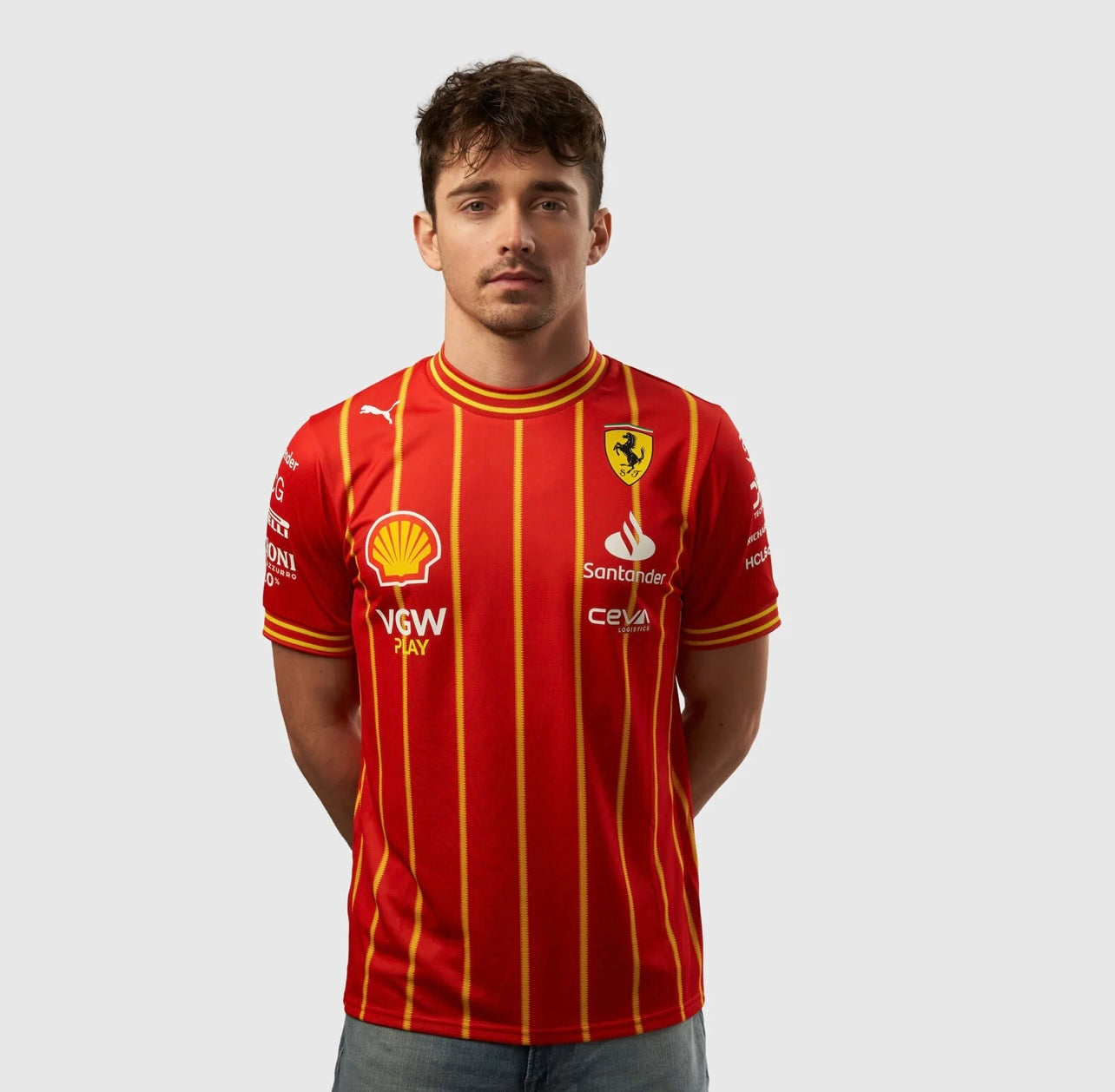 [ Pre-Order ] Scuderia Ferrari Charles Leclerc Soccer Jersey