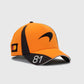 [ Pre-Order ] Mclaren F1 2026 Oscar Piastri Driver Cap