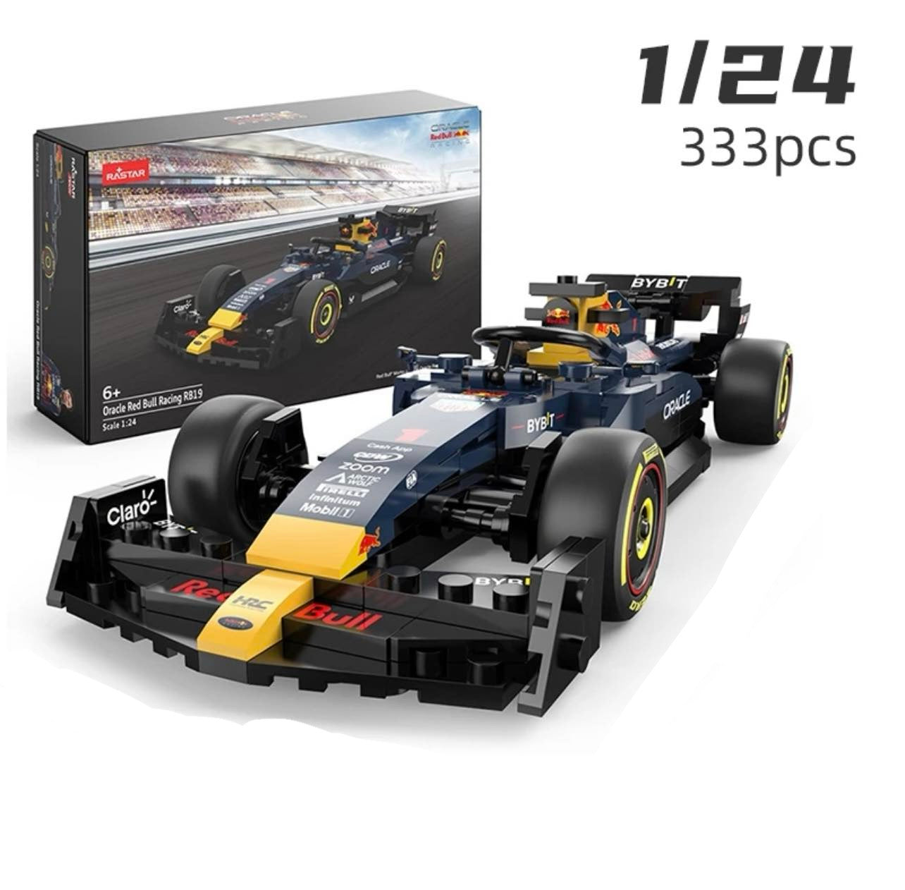 Rastar 1:24 Scale Red Bull Racing Building Blocks