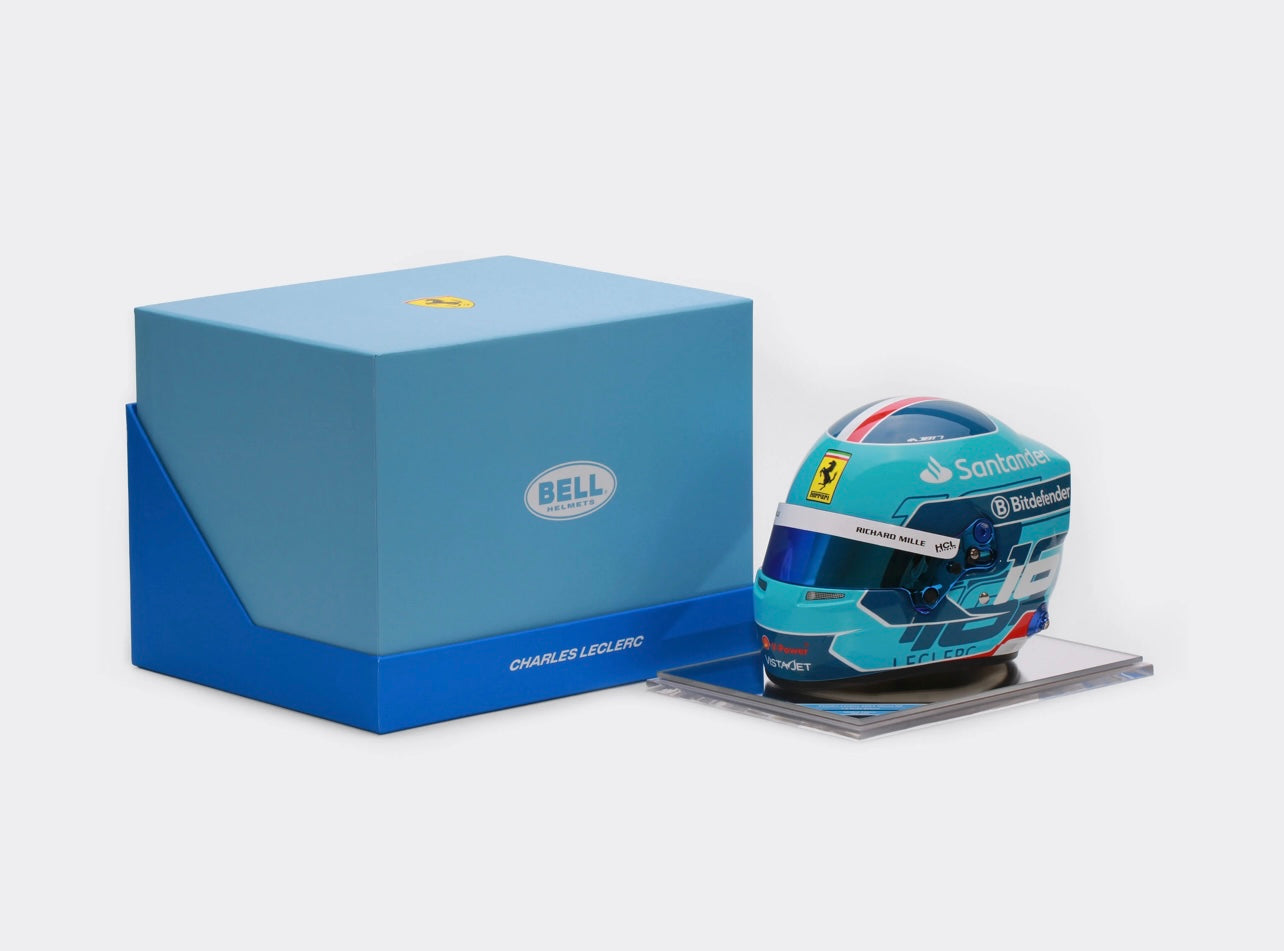 [ Pre-Order ] 1:2 Scale Charles Leclerc Miami Edition Mini Helmet