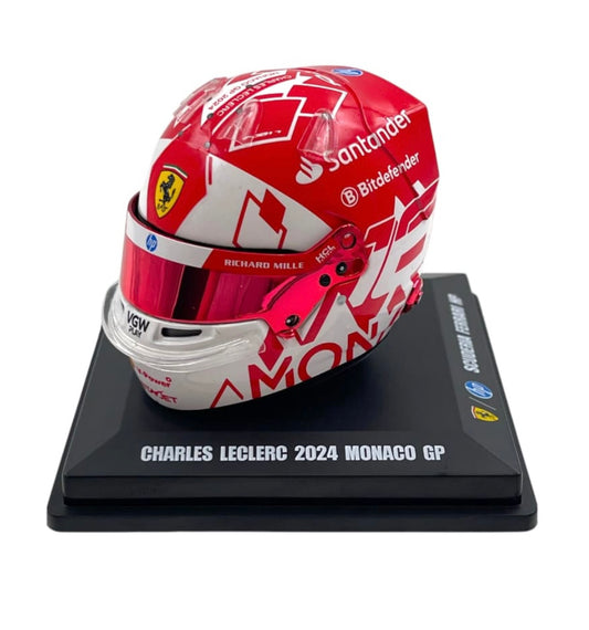 Looksmart 1:5 Scale Charles Leclerc 2024 Monaco GP Helmet