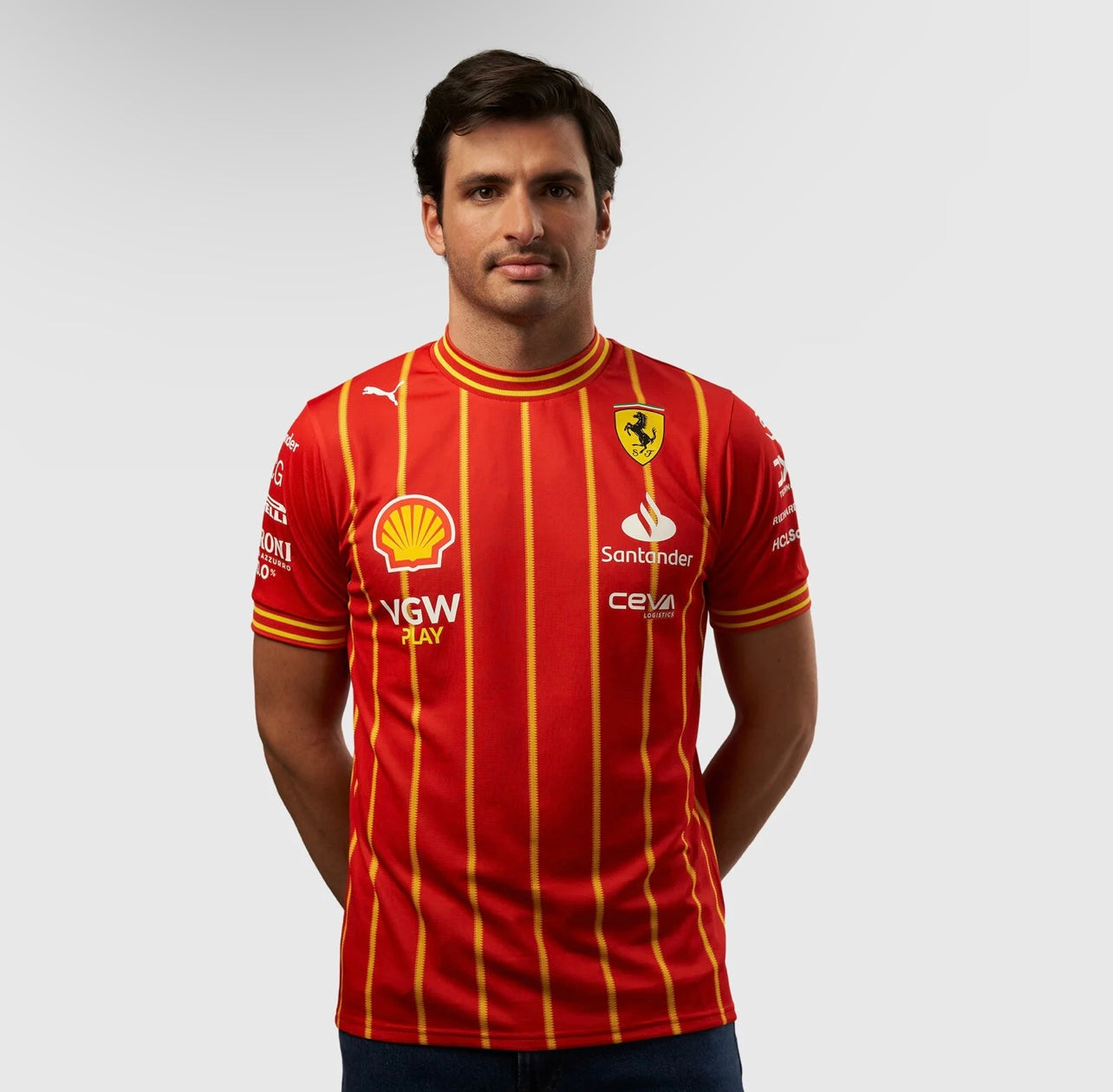 [ Pre-Order ] Scuderia Ferrari Carlos Sainz Soccer Jersey