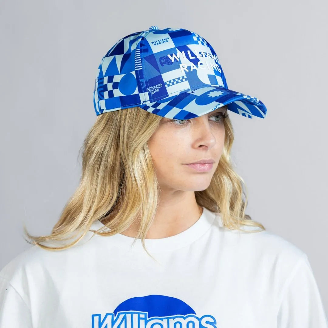 Williams Racing Blue Abstract Cap