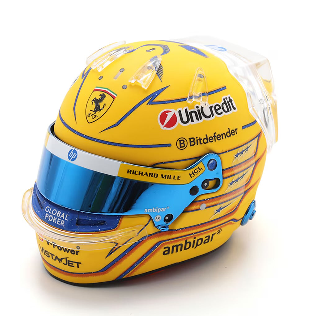 Looksmart 1:5 Scale Lewis Hamilton 2025 Miami GP Helmet