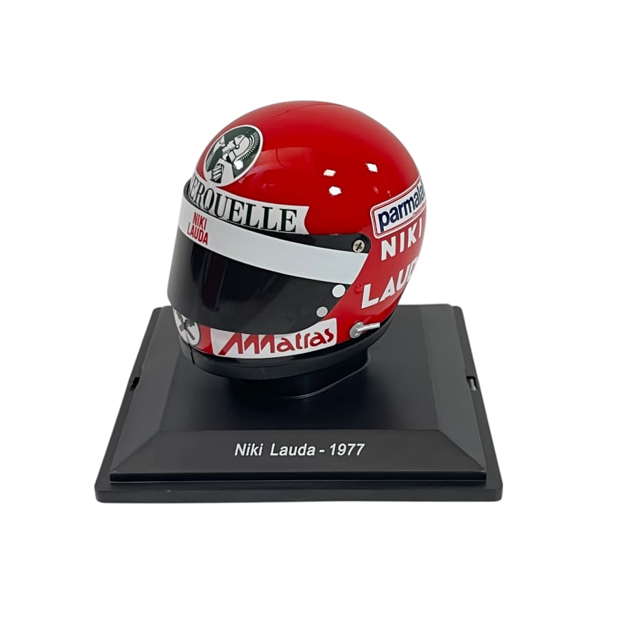 Mini Helmet Spark 1/5 Ferrari Niki Lauda 1977 F1 World Champion
