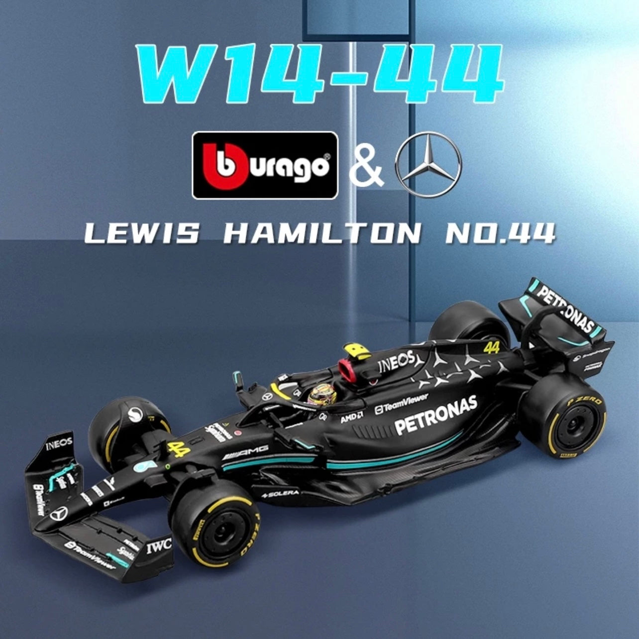 Bburago 1:43 比例梅赛德斯 AMG W13