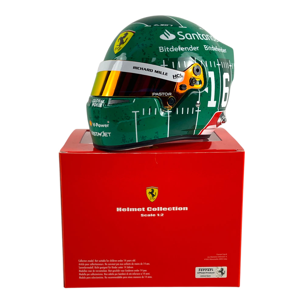 1/2 Bell Scuderia Ferrari Charles Leclerc Austin GP Helmet ltd