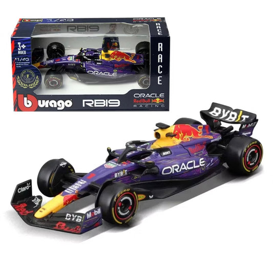 1/43 Scale Bburago Red Bull Racing RB19 Las Vegas Edition