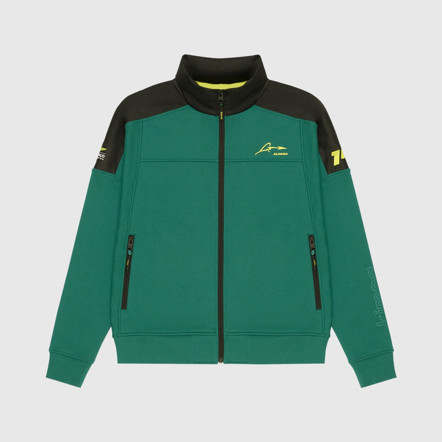 Aston Martin F1 Kimoa Fernando Alonso #14 Bicolor Sweat Jacket