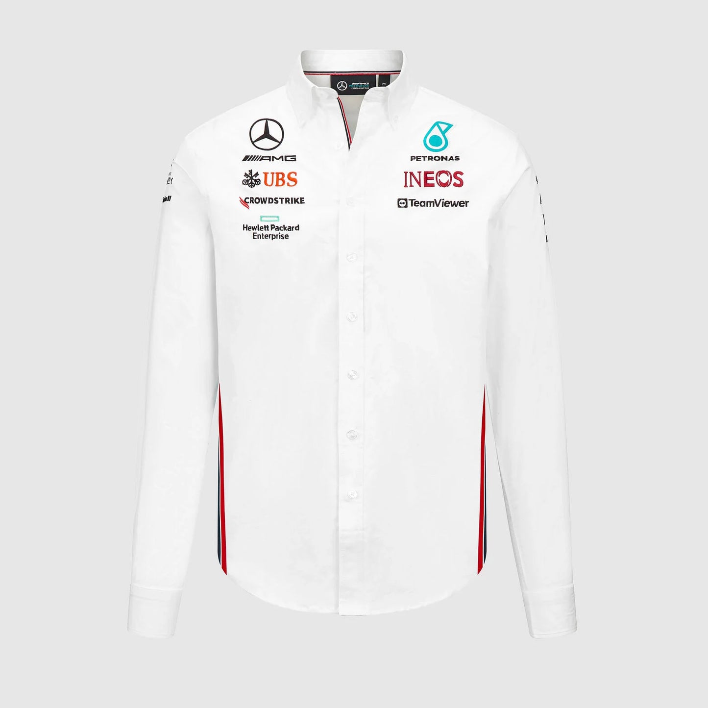 Mercedes AMG Longsleeve Button down Polo Shirt