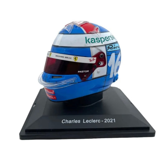 1:5 Scale Scuderia Ferrari Charles Leclerc Monaco Mini Helmet