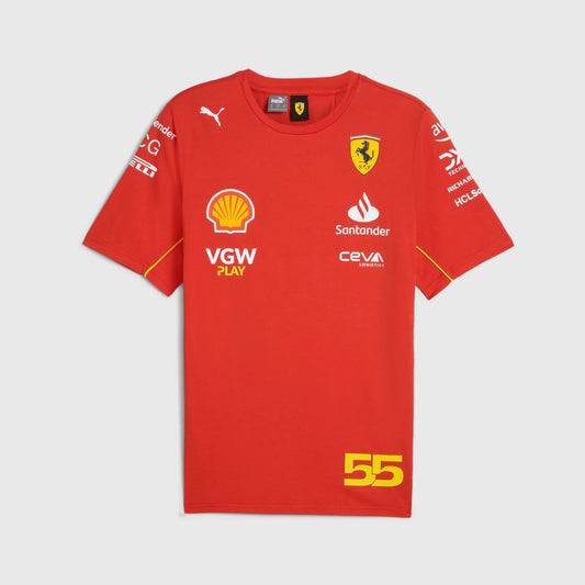 [ Pre-Order ] Scuderia Ferrari 2024 Carlos Sainz Driver Shirt